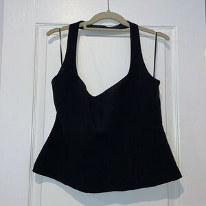 ZARA Black Hater Top